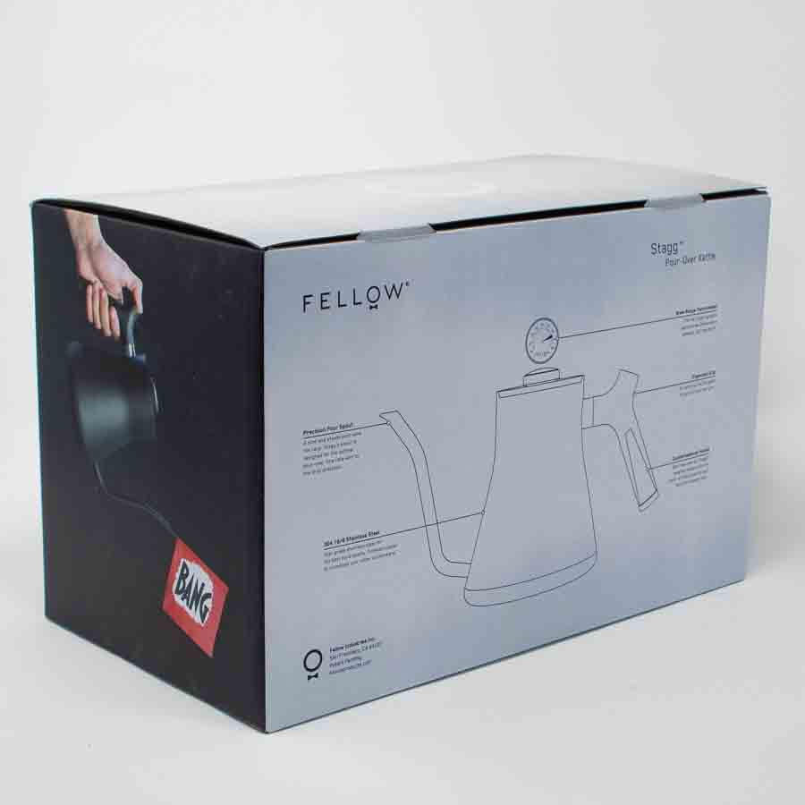 Fellow Stagg Pourover Kettle Polished Copper Monigram Coffee