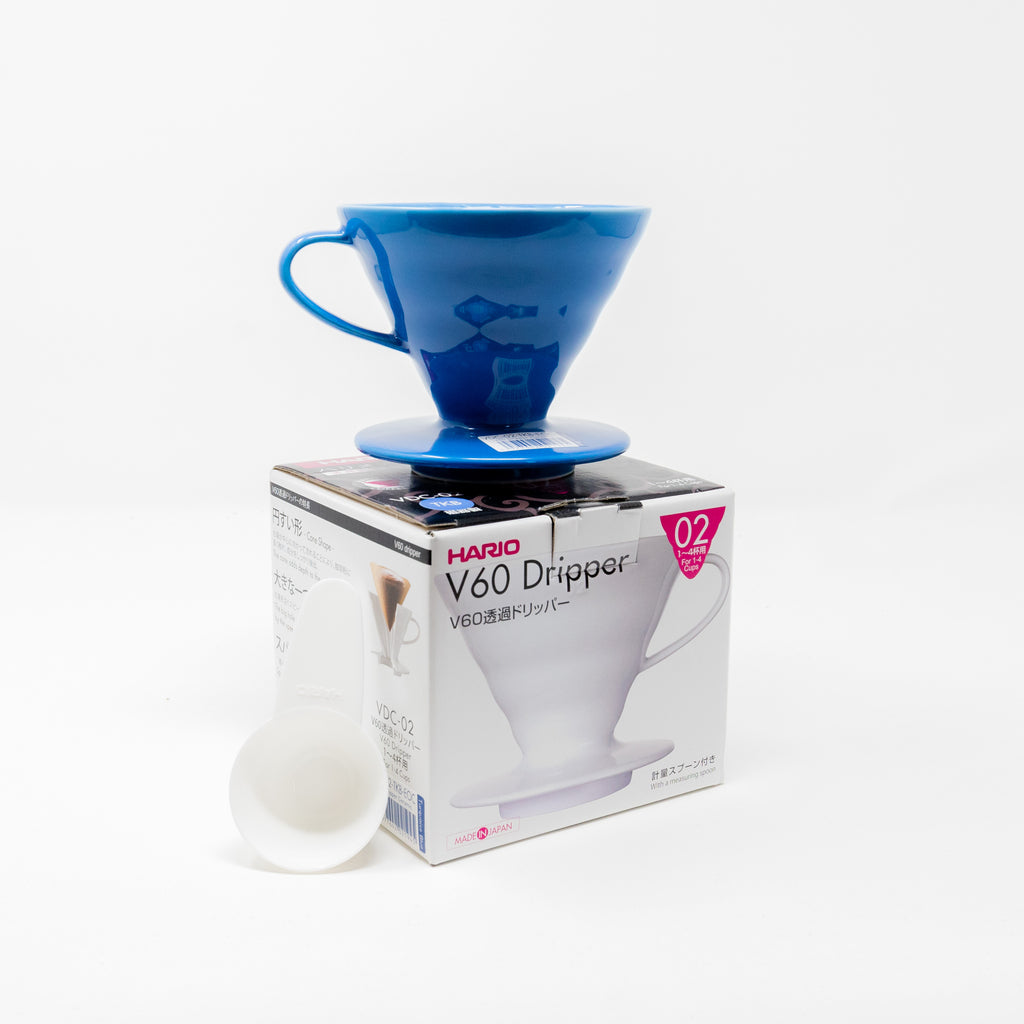 Hario V60-02 Turkey Blue Porcelain Dripper